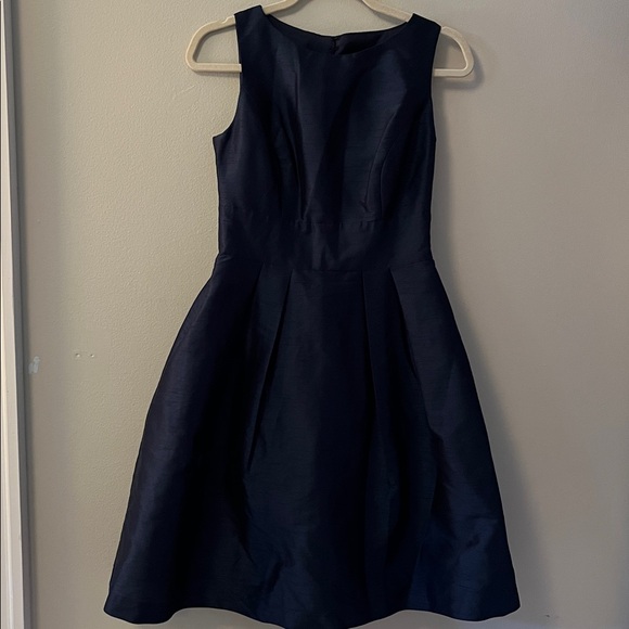 ALFRED SUNG Midnight Blue A Line dress - 6 - Picture 1 of 5